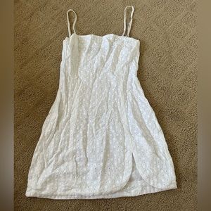 ARE YOU AM I Floral mini dress